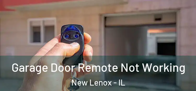  Garage Door Remote Not Working New Lenox - IL