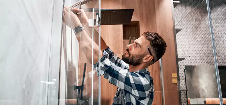 Replace Shower Doors with Frameless New Lenox